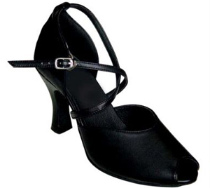 FeatherLite Dance Shoes Barbara Black Leather