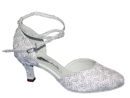FeatherLite Dance Shoes Carol Silver Lace
