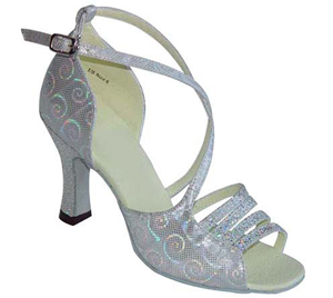 FeatherLite Dance Shoes Cassandra Silver