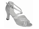 FeatherLite Dance Shoes Heather Silver and Mesh