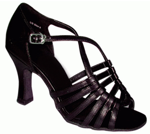 FeatherLite Dance Shoes Linda Black Leather