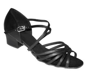 FeatherLite Dance Shoes Margaret Black Leather