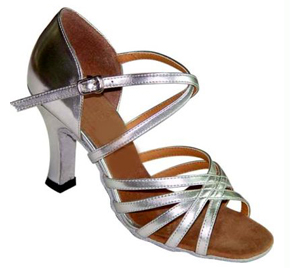 FeatherLite Dance Shoes Robin Silver Leather